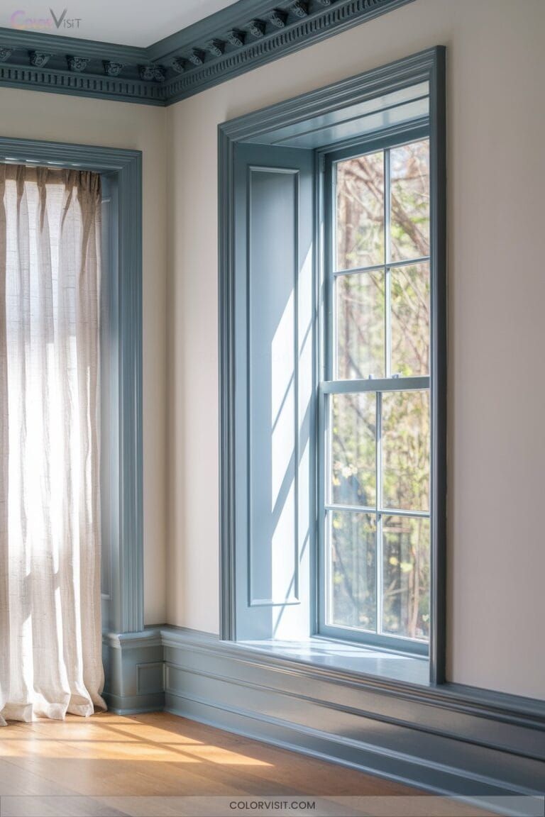 The Whisper — one cultural accent in a calm period home