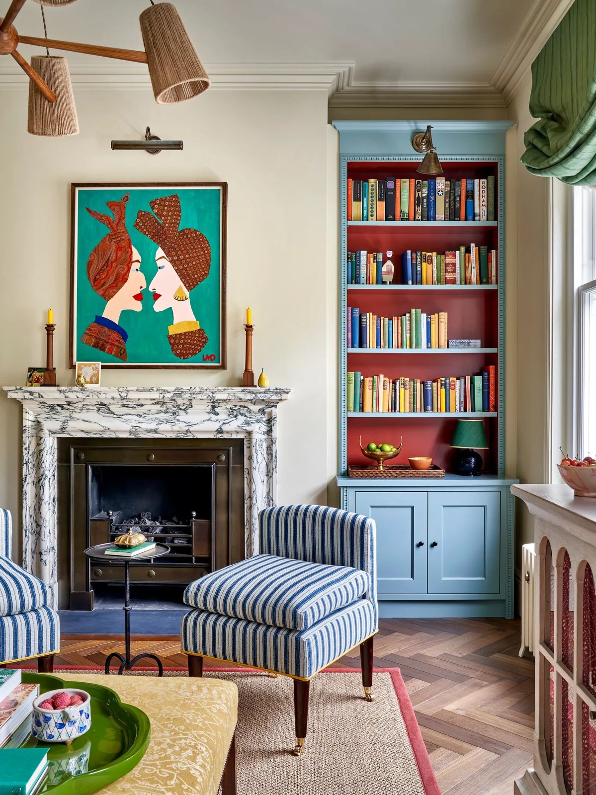 Cultural fusion colour in a London period home
